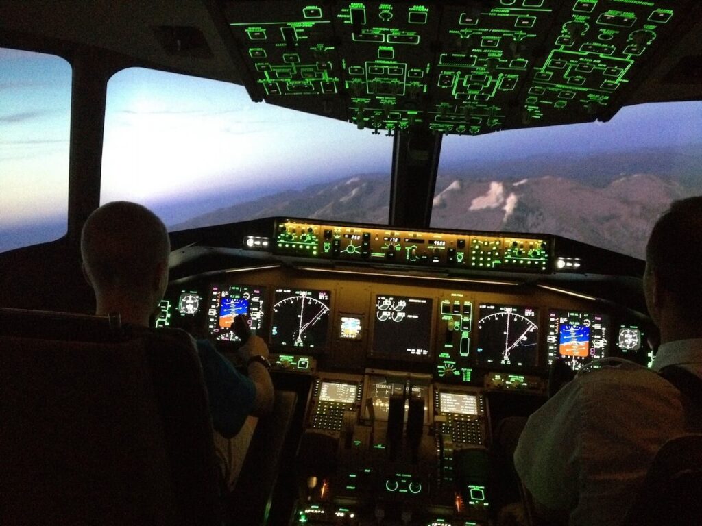 Sortie simulateur vol B777 Sourire Ensemble