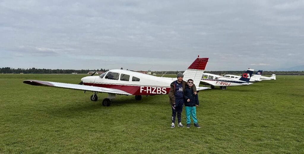 Association sourire ensemble anniversaire baptême de l'air
